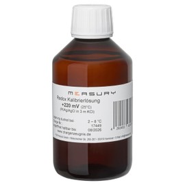 Measury Redox Kalibrierlösung 220mV - 250 ml, ORP Kalibrierlösung Pufferlösung Kalibrierflüssigkeit