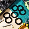 Fabbay 4 Pcs 1-3/4-Inch By 2-5/8-Inch Rubber Gasket For Tub