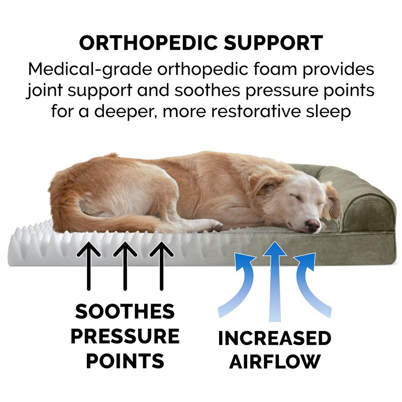 Furhaven Pet Bed for Dogs and Cats - Faux Fur