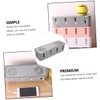 SHINEOFI Plug Receiving Box for Desktop Grey Cable Organizer Lid