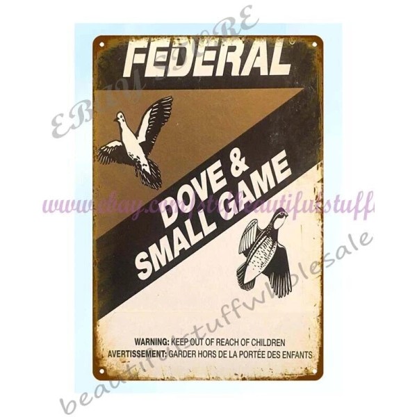 Unbranded art and decor Shotgun Shell Quail Federal Dove Small