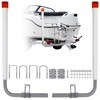 2PCS Rustproof Galvanized Steel Trailer Guide with Light, Boat Trailer