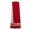 Large Snowflake Designed Scarf - Red OSFM