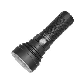 ThruNite Catapult V6 SST70 USB-C Rechargeable Flashlight, 2836 Lumens, 692m Long Beam Distance, High-Performance LED Searchlight for Tactical, Camping, and Hiking, Black, Cool White - CW
