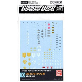Bandai Hobby GD-10 MG MS-07B Gouf Action Figure (Bag/6)