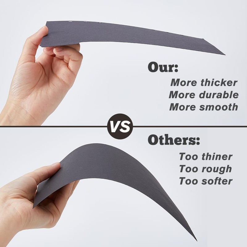 SUPERFINDINGS 20 Sheets 11 Hole Paper Folder Dividers A4 Notebook