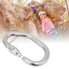 Stainless Steel Heavy Duty Carabiner Clip Climbing Safety Buckle for