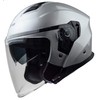 Vega Helmets Unisex-Adult Open Face Motorcycle Helmet (Silver, XX-Large)