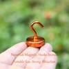 Neosmuk Magnetic Hooks,Heavy Duty Earth Magnets with Hook for Refrigerator,