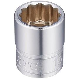 Kyoto Machine Tools (KTC) Socket 12 Angle, B315W, Opposite Side Dimensions: 0.6 x Insertion Angle: 0.37 x Total Length: 1.0 inches (26 mm)