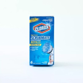 Clorox ScrubMate Bath Regular Scrubber Refill Pack; Includes 6 Refill Pads