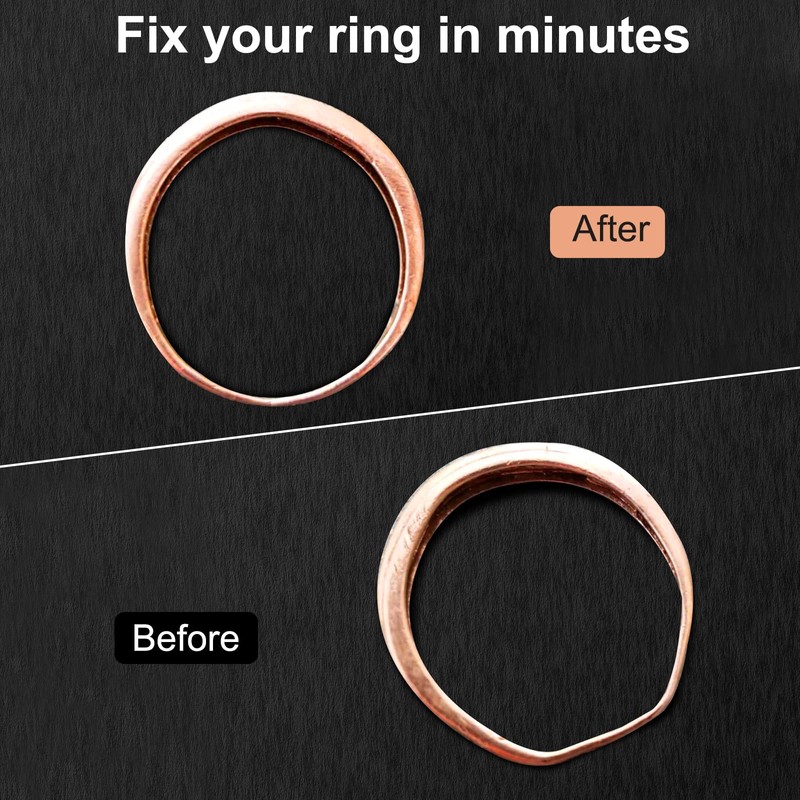 Artilife Jewelry Ring Sizer Tools Including Ring Mandrel Sizer, Rubber