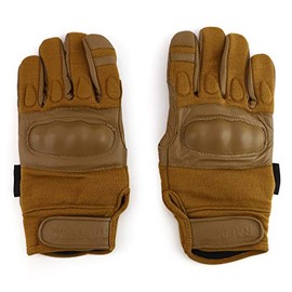 Armycrew Nomex Heat Resist Knuckle Protection Premium Gloves - Coyote - L