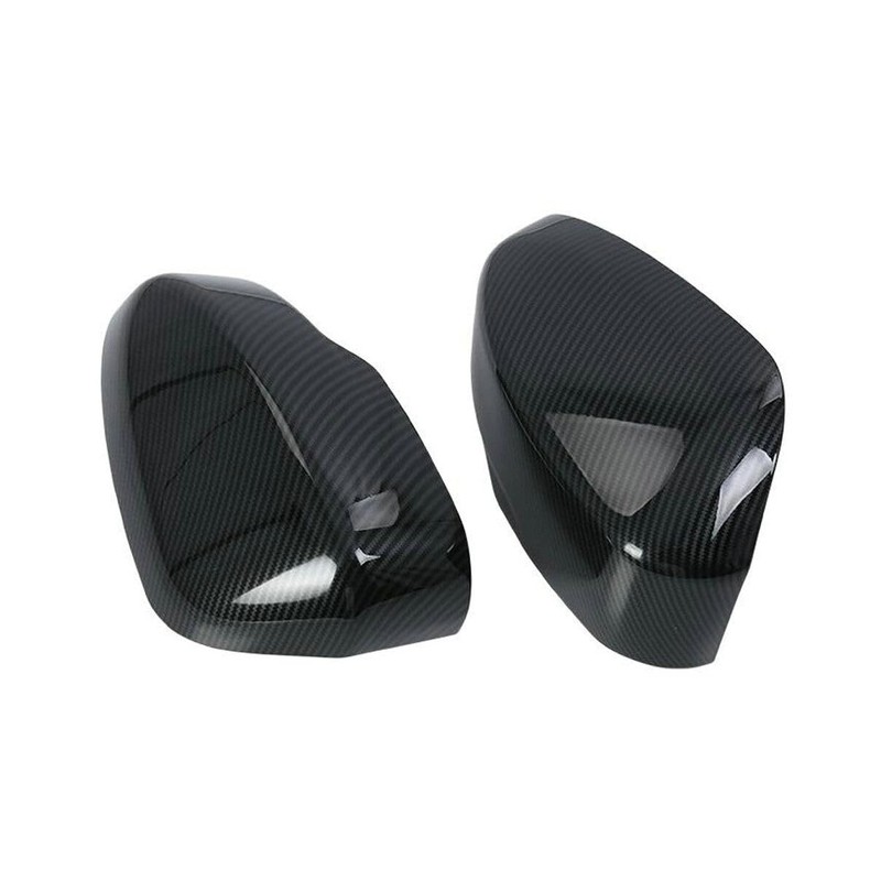 1Pair Side Door Rear View Mirror Cover Decor Trim for