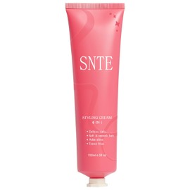 Samnyte Styling Cream, 4-In-1 Hair Styling Cream for Flyaways, Add Shine Slick Back Hair Products, Non-greasy Hair Smoothing Cream, No White Flakes Curl Cream, No Chemical Flavors Fly Away Hair Tamer
