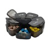 ShysTech 7 Day Weekly Pill Round Organizer, ShysTech Large Pill