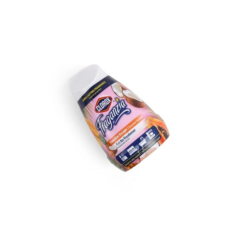 Clorox Fraganzia Hawaiian Escape Air Freshener Gel Cone Pack of