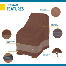 Duck Covers Ultimate Water-Resistant 28 Inch Rocking Chair Cover