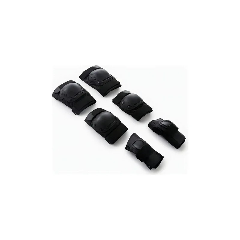 Kit De Protecciones De Patinaje Para Adulto Fit500 Oxelo Negro