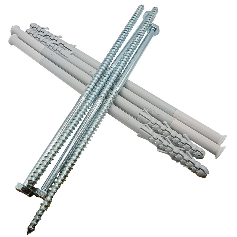 HAFD 12" Heavy Duty Wall Anchor for Coach Screws 10x300mm