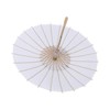 Handmade Oiled Paper Umbrella, White Paper Parasol Umbrella Small White