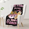 Cute Blanket for Girls - Ramen Throw Blanket Gifts for