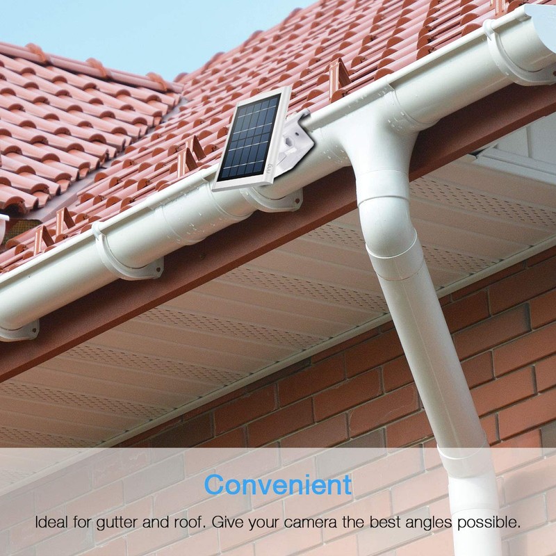 HOLACA Ring Accessories Gutter Bracket for Ring Solar Easy Installation