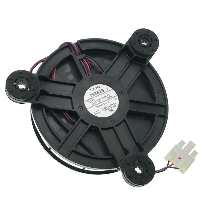 LEYEYDOJX 12038GE-12M-YT Refrigerator Cooling Fan Motor Compatible with Haier Refrigerator,