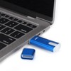 USB Drive Portable Blue U Disk Large Storage Stick with