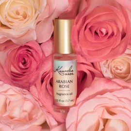 Kuumba Made Arabian Rose Fragrance Oil, Long-Lasting Small-Batch Perfume Roller, Vegan, Alcohol-Free, .125 Fl Oz