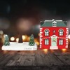 Incense Cone Burner | Christmas House | H13cm X W13cm