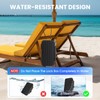 Eikovia Beach Lock Box,Travel Safe Lock Box with Removable Chain,Locking