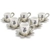 Modefa Turkish Luxury 6 Piece Coffee Cup Set | Premium