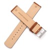 20mm Interchangeable Genuine Leather Watch Strap Replacement for Skagen (Brown)