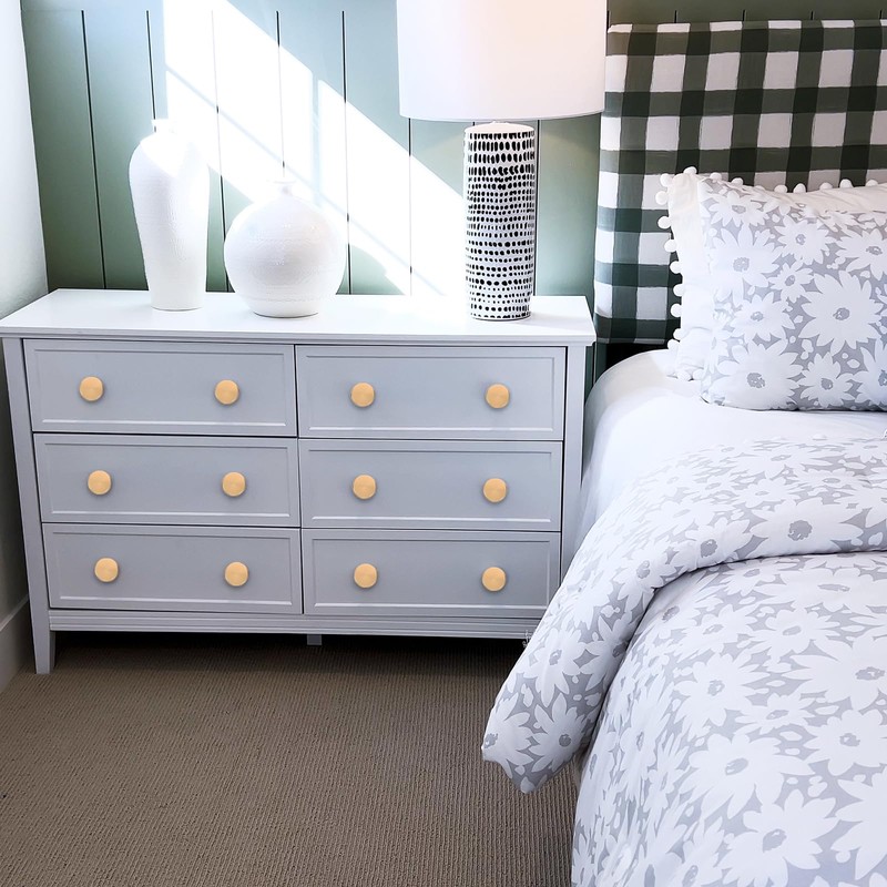 PATIKIL 1 Inch Dia. Cabinet Knobs, 10pcs Knurled Drawer Round