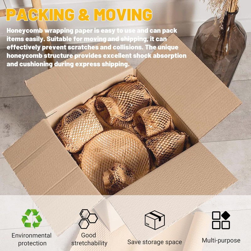 Honeycomb Paper Roll 25 cm x 20 m Packaging Material,