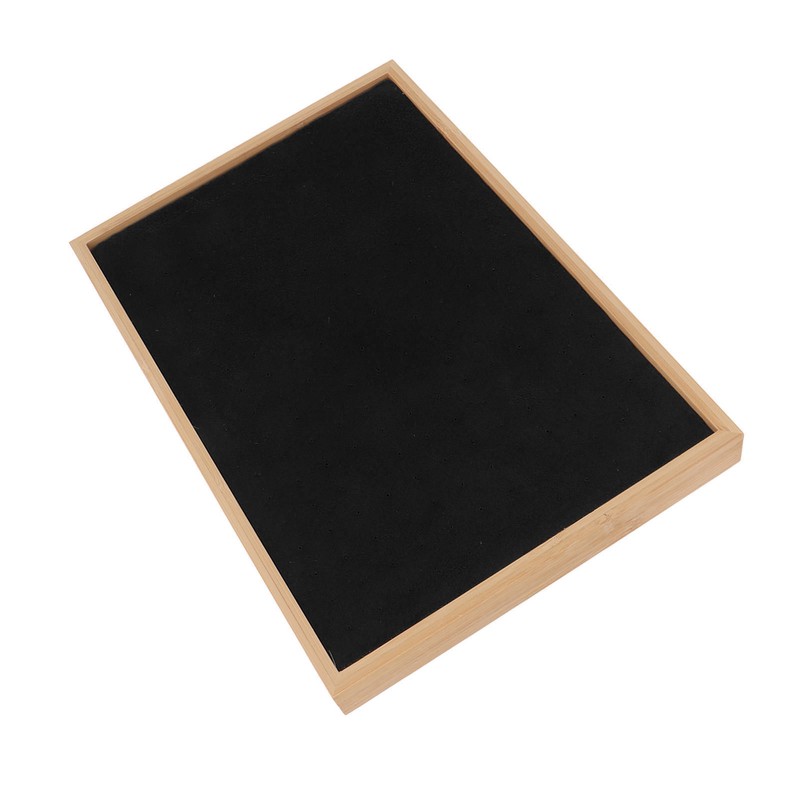 Ear Stud Tray Flannel Wood 216 Holes Lightweight Elegant Luxury