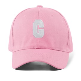 Baseball Cap Pink Boy Girl Children A-Z Letter Summer Sun Hat Protection Child Kids Hat Sport MFAZ Morefaz Ltd (G)