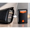 Carbon Fiber RFID Blocking Wallet for Men Slim Minimalist Card