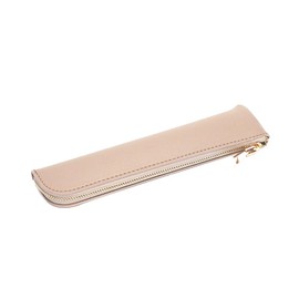 Coco plaza Original Packaging Pencil Case for Adults Girls Stylish Slim Cute Pencil Case, Khaki, Asian