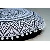 Round Mandala Floor Pillow Cover Seating Cushion Throw Cover Hippie