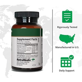 NutraMedix Methyl Complete - Cápsulas completas de metilación y apoyo energético - Vitamina B2, B6, B12 y folato - con monohidrato de creatina y betaí