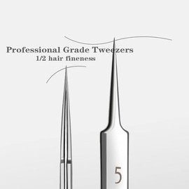 Professional Facial Blackhead Remover Tweezers,3Pcs Precision Pimple Popper Tool Kit for Whitehead Ance Blemishs Comedones Stainless Steel Makeup Tool - Glossy - Color: 3Pcs Set-Glossy