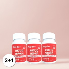 Daily One Urinary Tract Health Cranberry Parkran Vegetable Capsules 60 Capsules 3 / 데일리원 요로건강 크랜베리 파크랜 식물성캡슐 60캡슐 3개