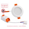 YGS-Tech 3.5 Inch LED Recessed Lighting, Dimmable Downlight 7W(55W Halogen