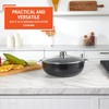 IMUSA 4.4Qt Bistro Ceramic Nonstick Caldero/Dutch Oven with Glass Lid,