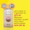 Jergens Hidratante Natural Rostro Protector Solar Medium Tan Paquete