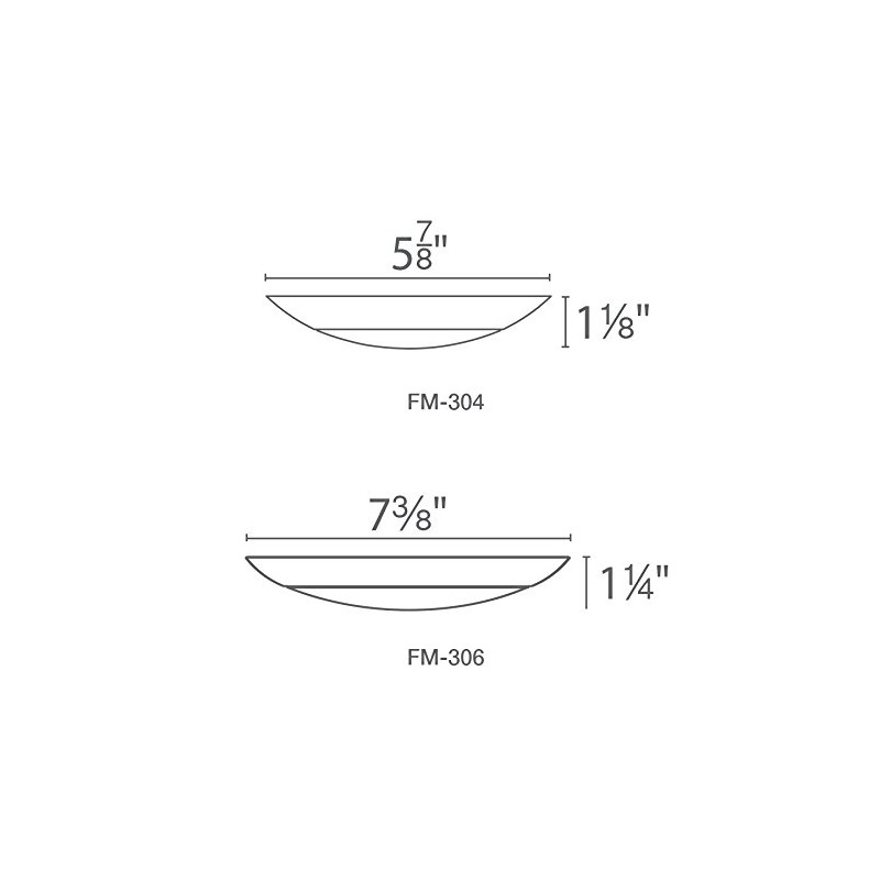 WAC Lighting, Disc 6in LED Energy Star Flush Mount for
