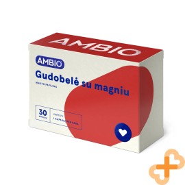 AMBIO Hawthorn with Magnesium 30 Capsules Cardiovascular Health Food Supplement