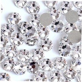 TEHAUX Rhinestones 72pcs Flatback Crystal Rhinestones Perfect for Nail Art Craft Projects